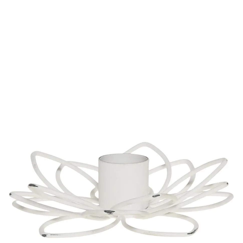 Chic Antique Kerzenständer in Blumenform
