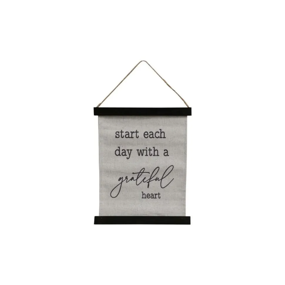 Chic Antique Kleine Leinwand mit Text zum Aufhängen