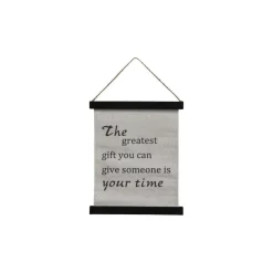 Chic Antique Kleine Leinwand mit Text zum Aufhängen