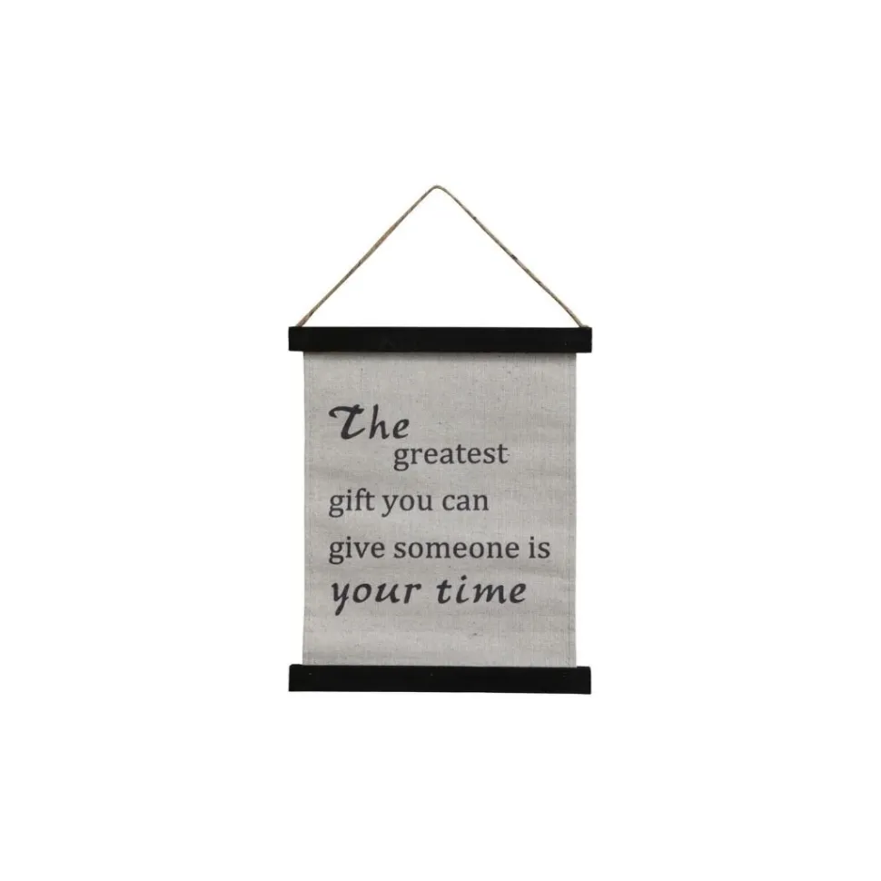 Chic Antique Kleine Leinwand mit Text zum Aufhängen