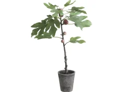 Chic Antique Künstlicher Feigenbaum mit altem Übertopf