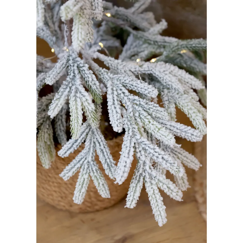 Chic Antique Künstllicher Tannenbaum mit Schnee & LED inkl. Timer