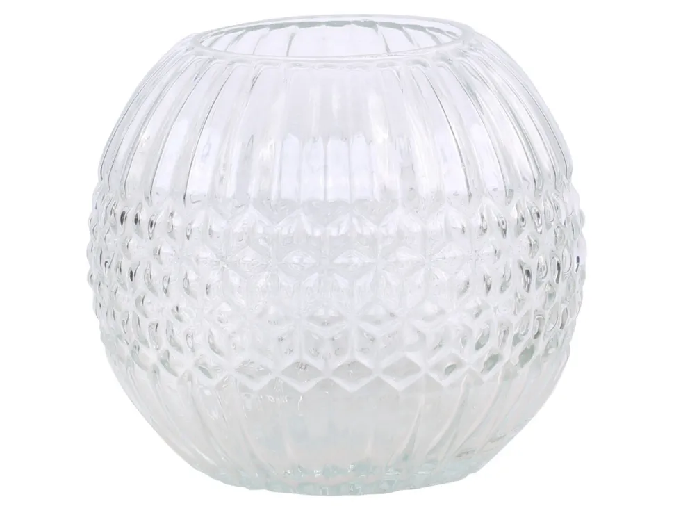 Chic Antique Kugelvase mit Rillen