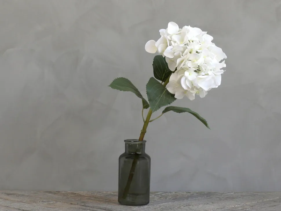 Chic Antique Kunstblume Hortensie mit Blätter