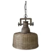 Chic Antique Lampe aus Rattangeflecht