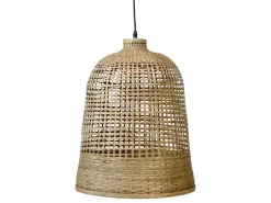 Chic Antique Lampe geflochtenes Bambus