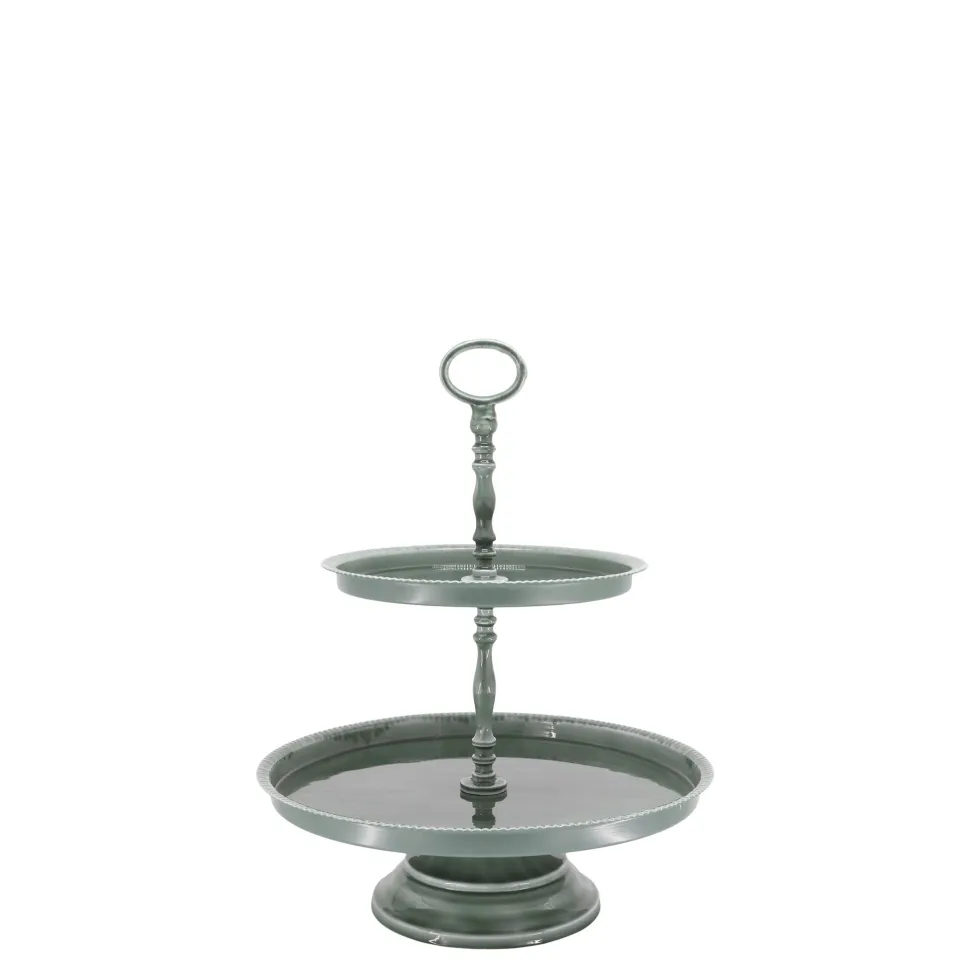 Chic Antique Landhaus Etagere mit Tabletts