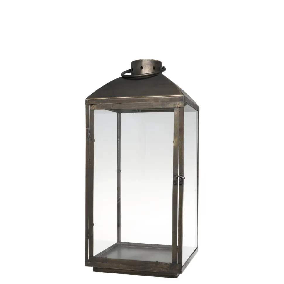 Chic Antique Laterne Antik Messing in 2 Größen