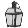 Chic Antique Laterne aus Eisen und Glas