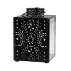Chic Antique Laterne eckig mit Muster