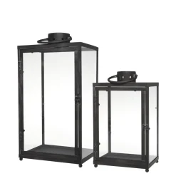 Chic Antique Laterne 2er Set aus Metall
