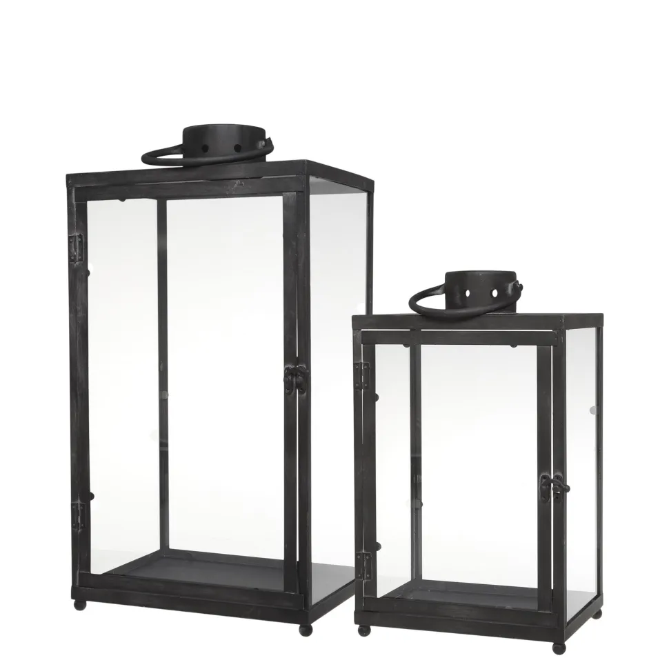 Chic Antique Laterne 2er Set aus Metall