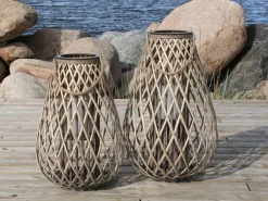 Chic Antique Laterne geflochten