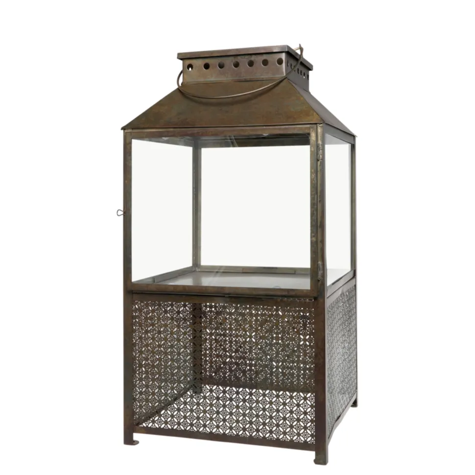 Chic Antique Laterne mit Muster