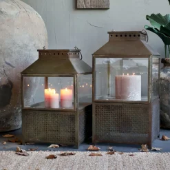 Chic Antique Laterne mit Muster