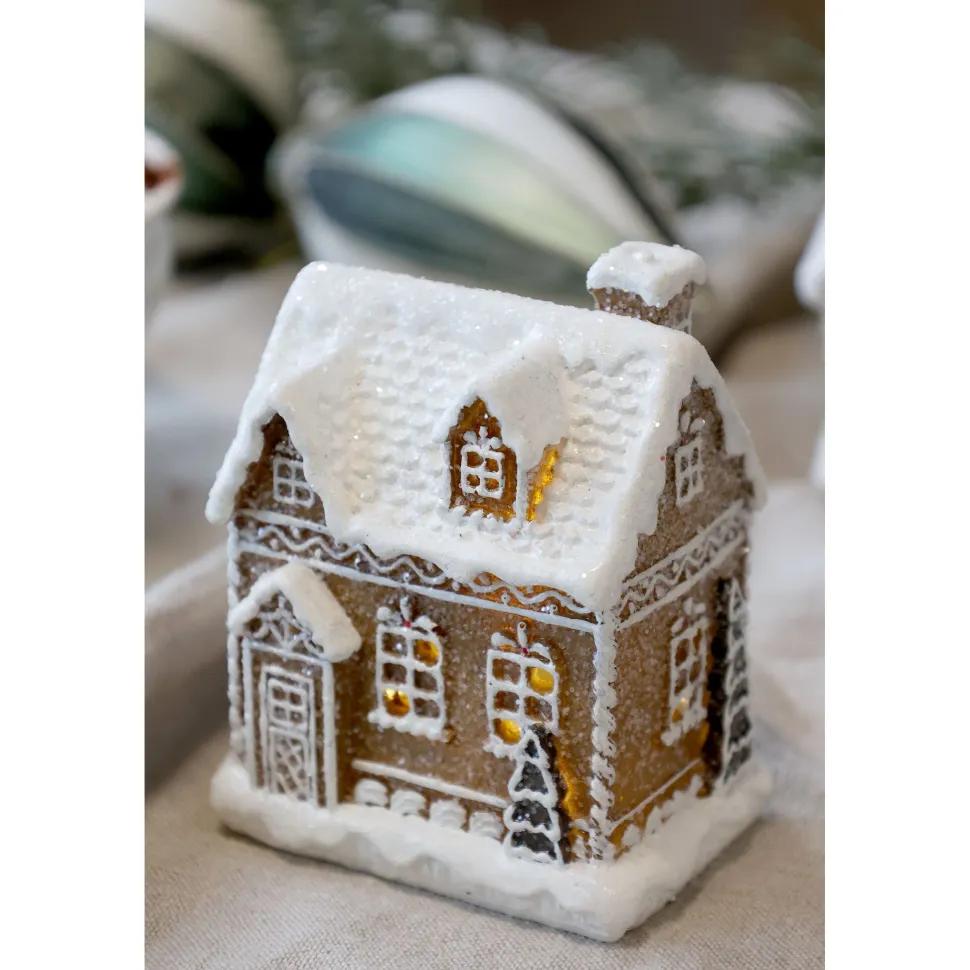 Chic Antique LED Häuschen, Noël Lebkuchenhaus