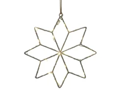 Chic Antique LED Stern drinnen & draußen