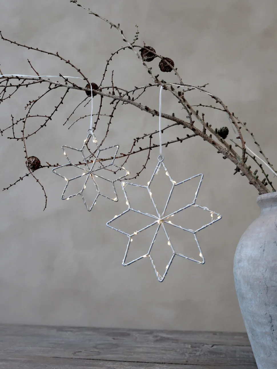 Chic Antique LED Stern drinnen & draußen