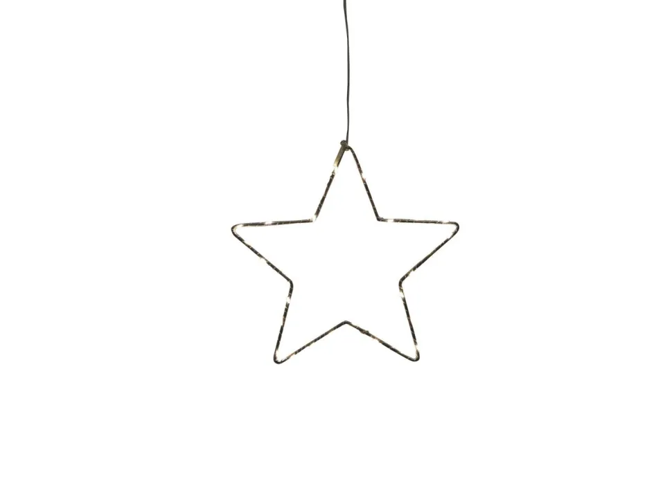 Chic Antique LED Weihnachtsstern drinnen & draußen