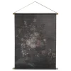 Chic Antique Leinwandbild mit Blumendruck zum Aufhängen