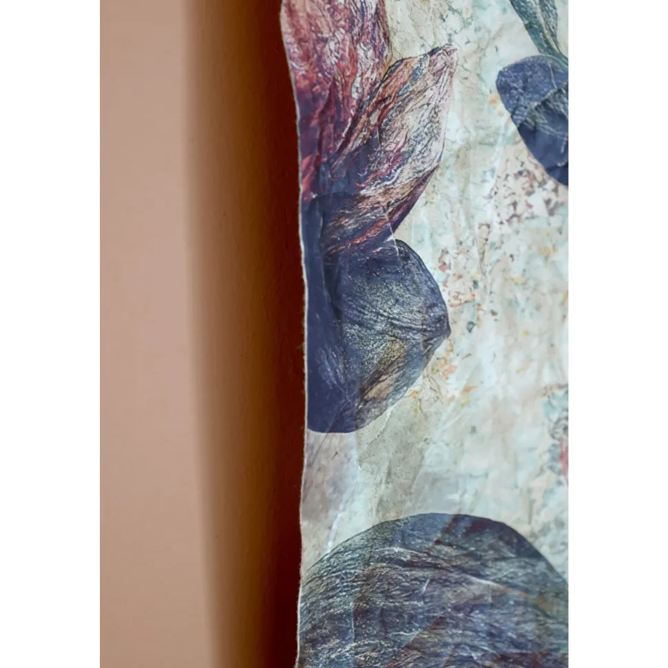 Chic Antique Leinwandbild zum Aufhängen mit Blumen