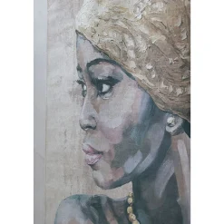 Chic Antique Leinwandbild zum Aufhängen mit Frau