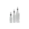 Chic Antique Ölflaschen 3er-Set mit Ausschenker
