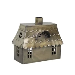 Chic Antique Lichthaus Doppelhaus aus Metall