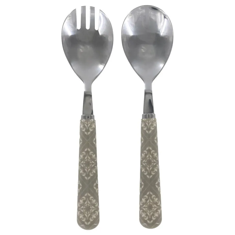 Chic Antique Linas Salatbesteck mit Muster im Set