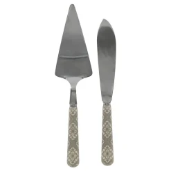 Chic Antique Linas Tortenheber und Kuchenmesser mit Muster im Set