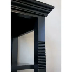 Chic Antique Marseille Vitrinenschrank mit 2 Türen, 4 Ablagen