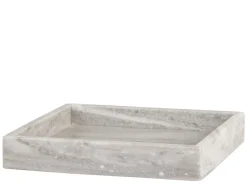 Chic Antique Morlaix Tablett aus Marmor quadratisch