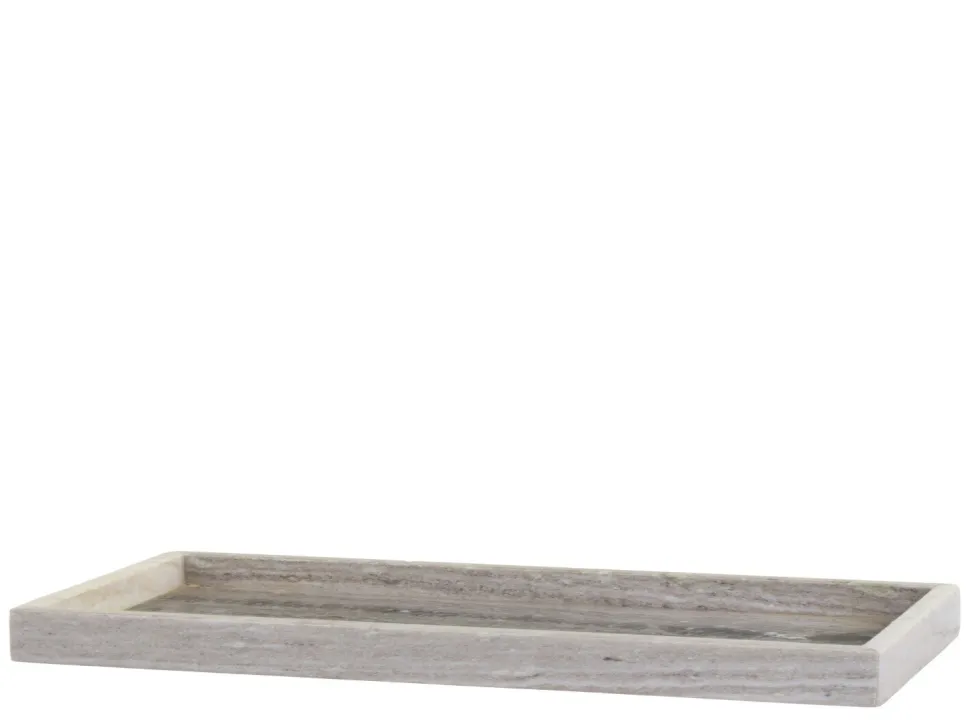 Chic Antique Morlaix Tablett aus Marmor rechteckig