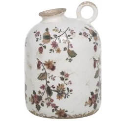Chic Antique Nancy Vase mit Blumenmotiv