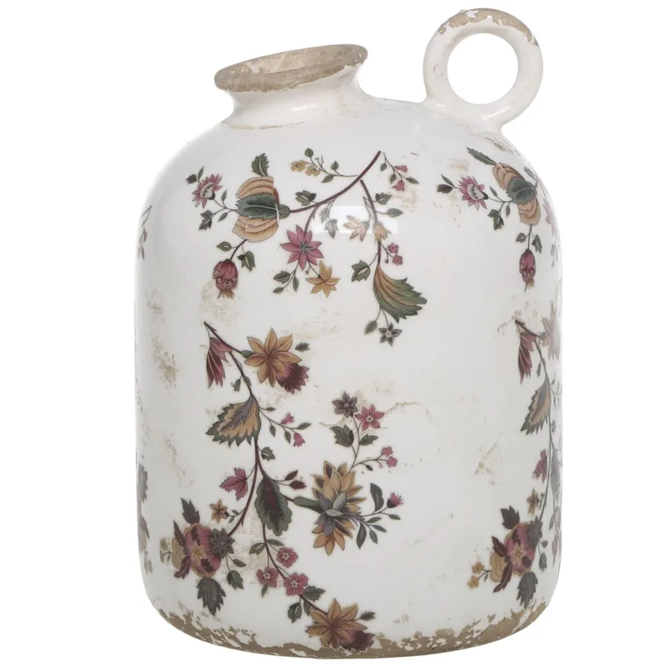 Chic Antique Nancy Vase mit Blumenmotiv