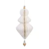 Chic Antique Ornament aus Papier mit Holzperle