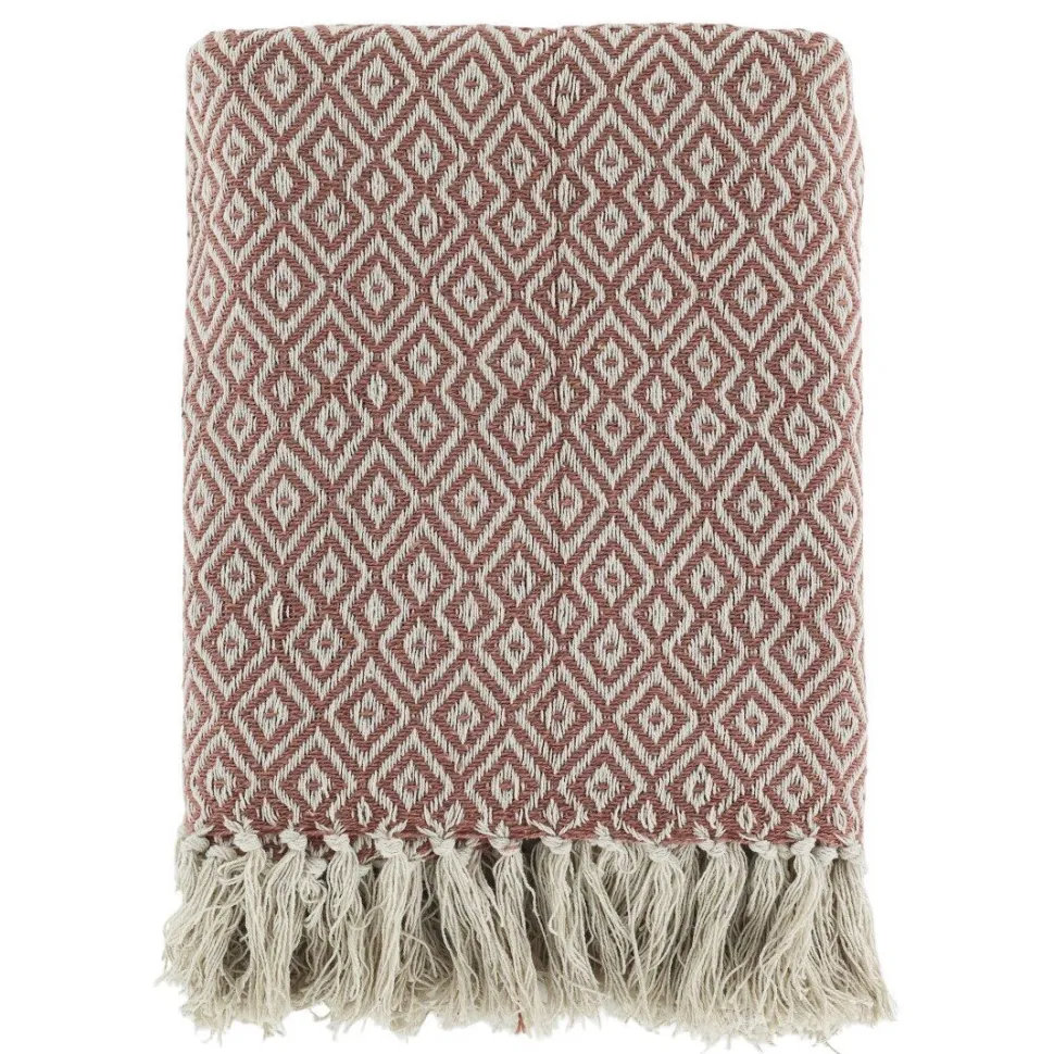 Chic Antique Plaid Decke Aix aus recycelter Baumwolle