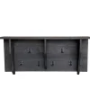 Chic Antique Regalbrett mit 6 Haken
