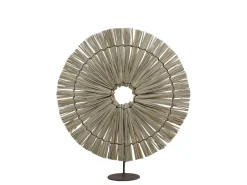 Chic Antique Rundes Dekor auf Fuß