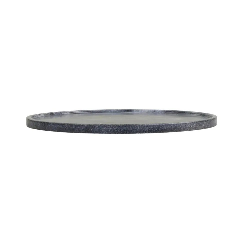 Chic Antique Rundes Morlaix Marmortablett