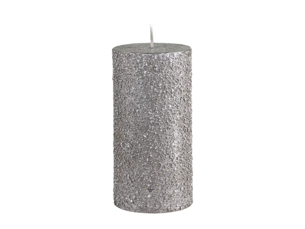 Chic Antique Rustikale Stumpenkerze rau