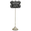 Chic Antique Schild Open