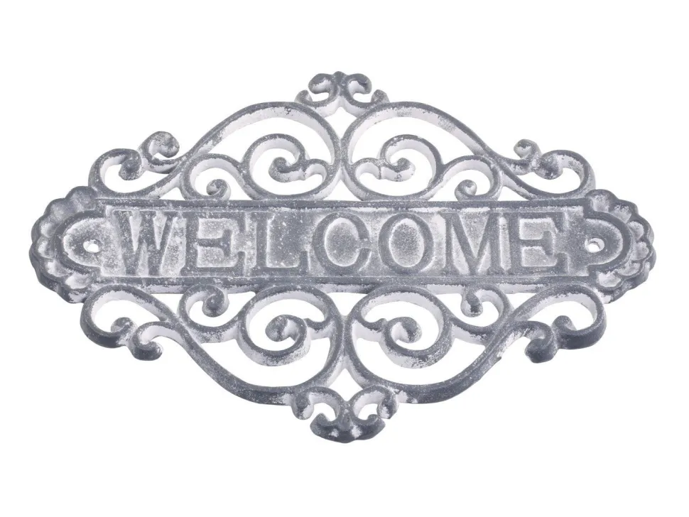 Chic Antique Schild Welcome