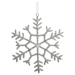 Chic Antique Schneeflocken Aufhänger mit Strasssteinen