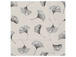 Chic Antique Serviette Gingko Blätter