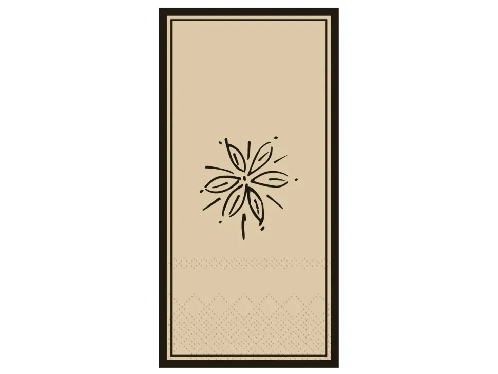 Chic Antique Serviette mit Blume