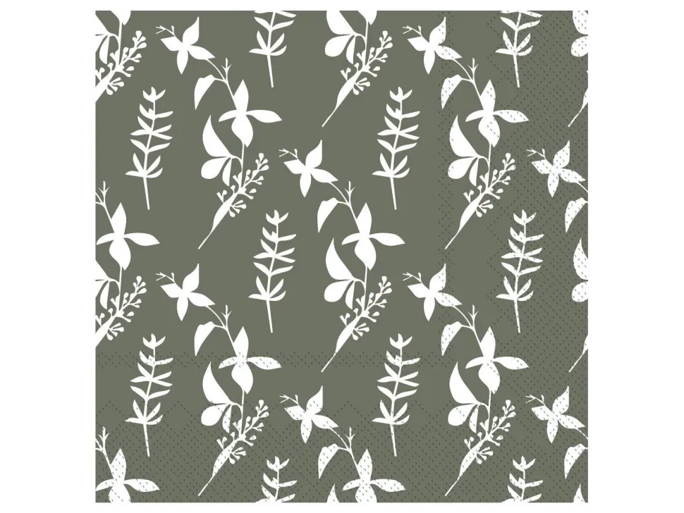 Chic Antique Serviette mit Blumen