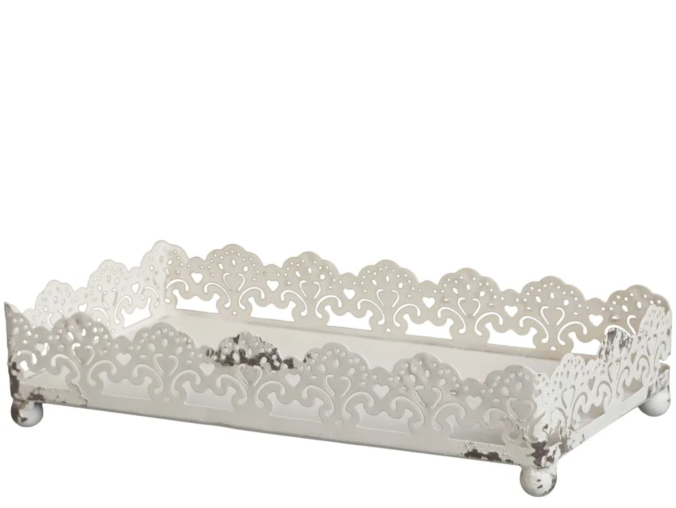 Chic Antique Serviettenhalter mit Dekorkante