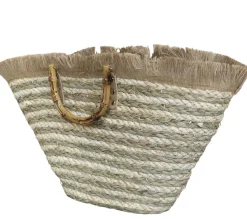Chic Antique Strandtasche aus geflochtenem Material