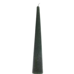 Chic Antique Stumpenkerze Kegel mit Glitzer